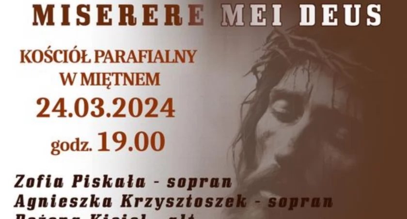 Koncert pieśni pasyjnych – Miserere Mei Deus