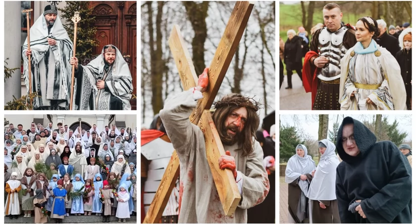 Wyjątkowe Misterium Męki Pańskiej w Korytnicy w Niedzielę Palmową