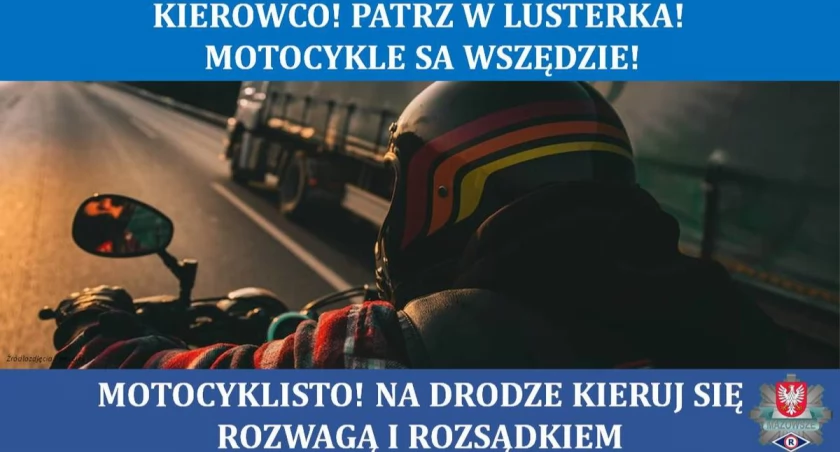 Motocykliści są wszędzie! Apel policji