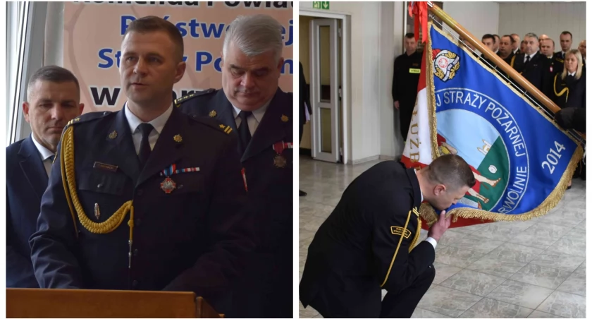 Mł. bryg. Tomasz Biernacki nowym Komendantem Powiatowym PSP