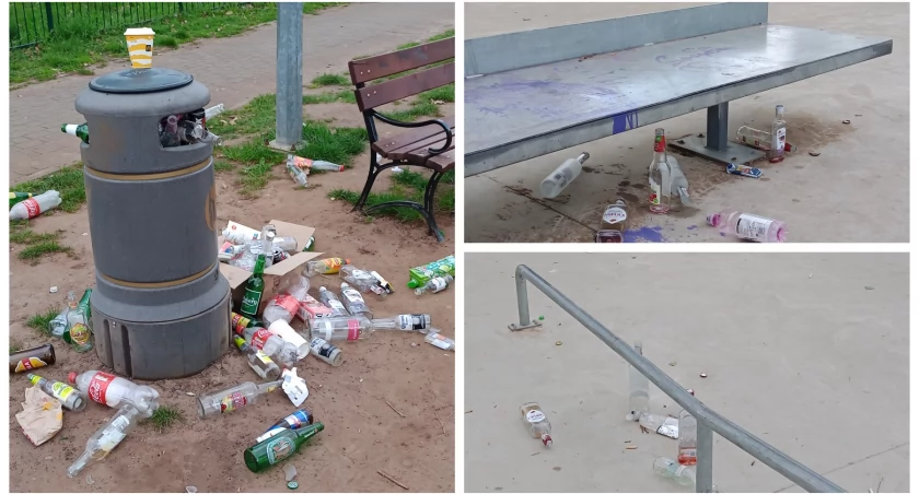 Libacje alkoholowe na skateparku! Potrzebne kamery?