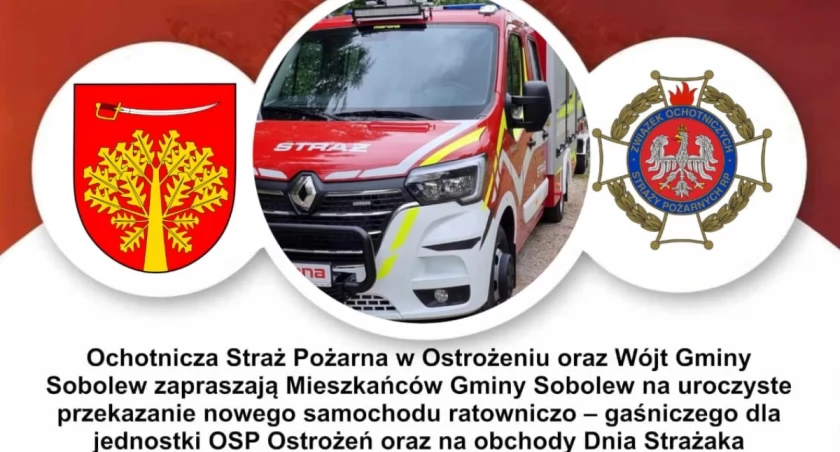 Nowy samochód na Dzień Strażaka