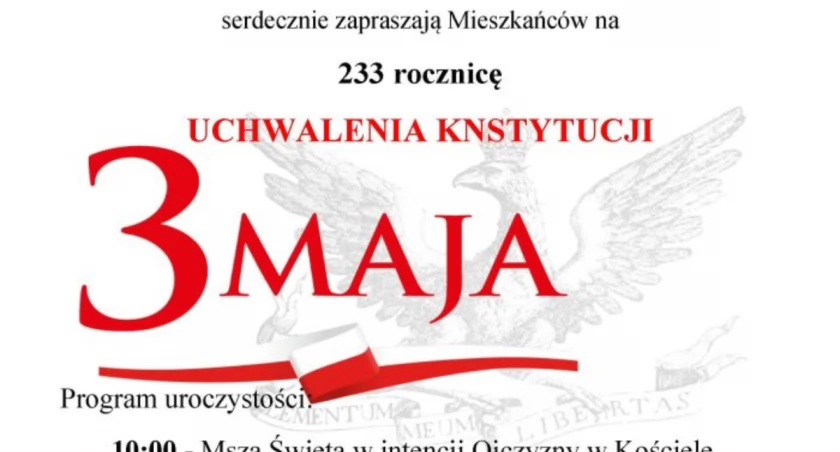 Majowe uroczystości rocznicowe w Parysowie