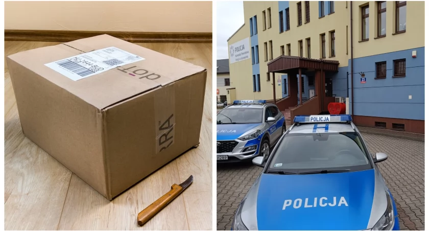24-latek odebrał paczkę i natychmiast zgłosił się na policję