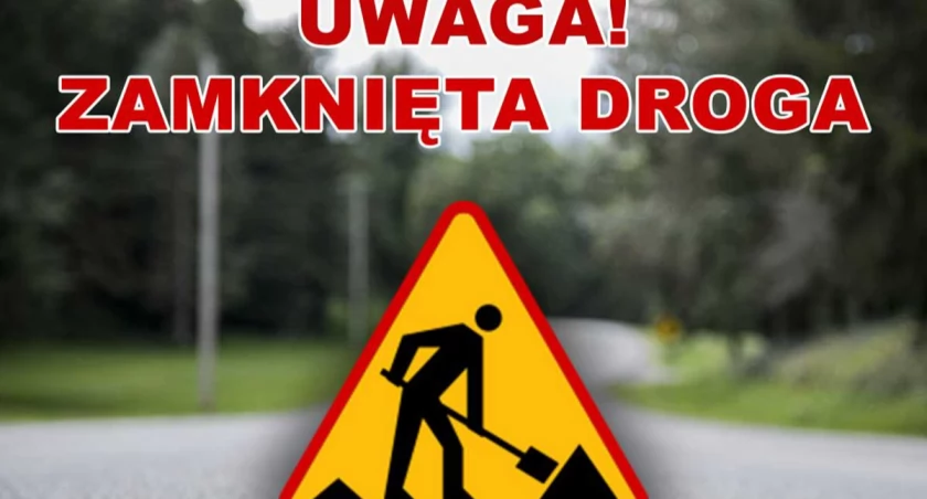Awaria przepustu. Droga będzie zamknięta