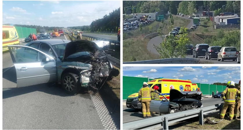 Cysterna zderzyła się z osobówką na S17 – Korki były ogromne!