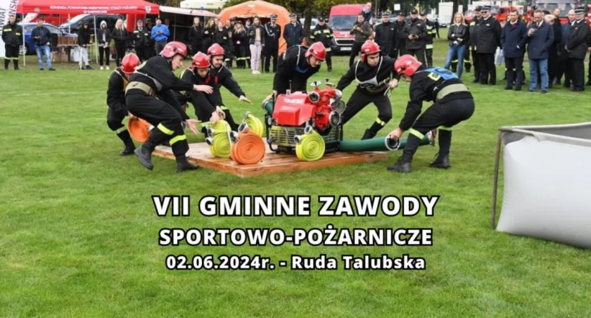 VII Gminne Zawody Sportowo-Pożarnicze w Rudzie Talubskiej