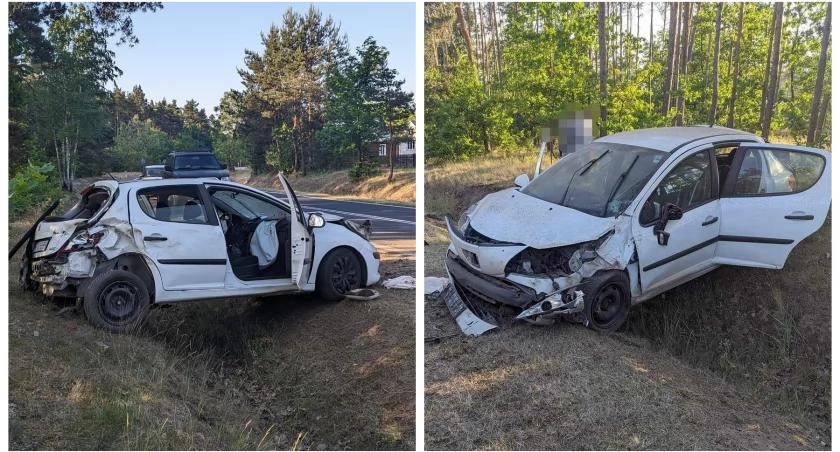 Wracając z wesela zasnęła za kierownicą