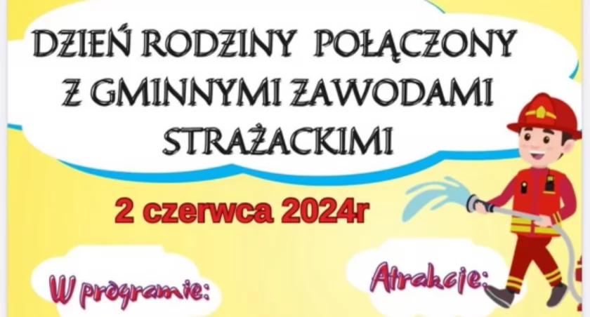 Dzień Rodziny i Gminne Zawody Strażackie już w niedzielę!