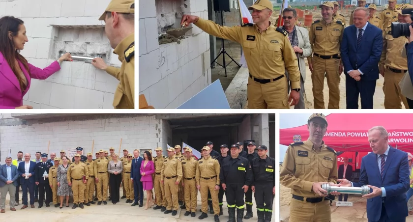Wmurowali akt erekcyjny pod budowę nowej siedziby