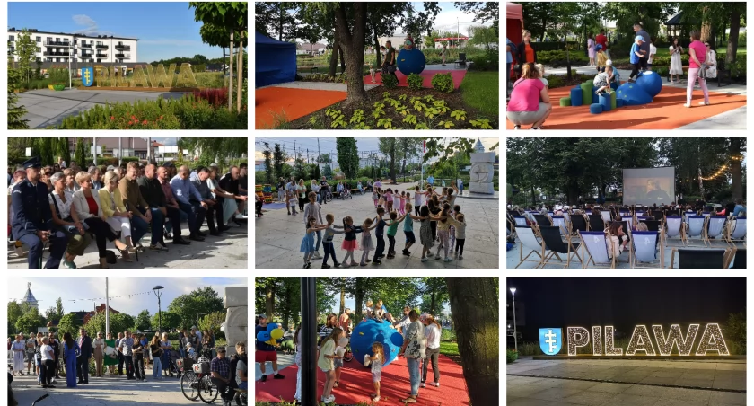 Zrewitalizowany park w Pilawie otwarty