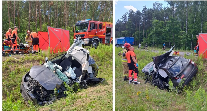 Śmierć po zderzeniu z tirem – Wypadek na drodze przy S17