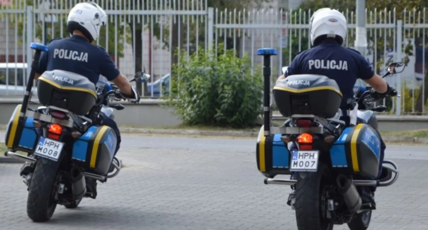 Akcja policjantów na motocyklach 