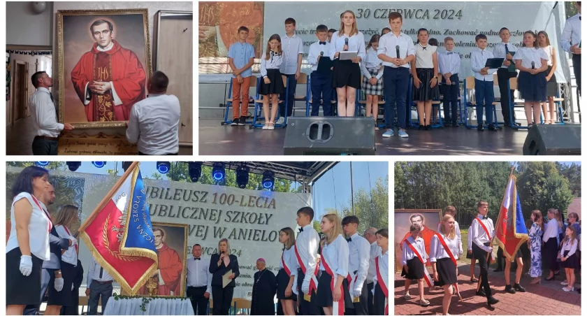 Stuletnia szkoła ma sztandar i patrona! Świętowali wyjątkowy jubileusz 