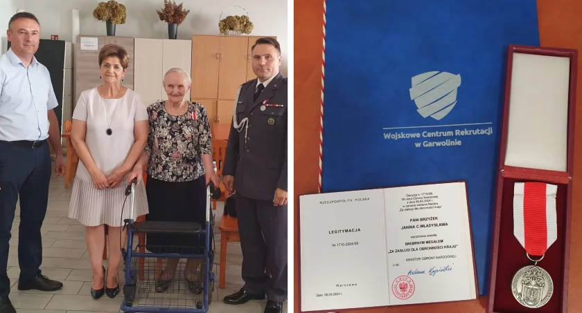 Matka trzech żołnierzy odznaczona