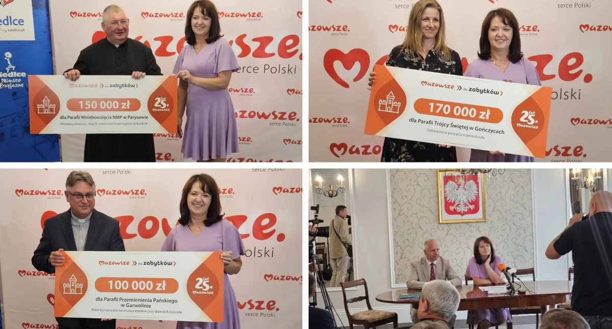Sześć zabytków z dofinansowaniem
