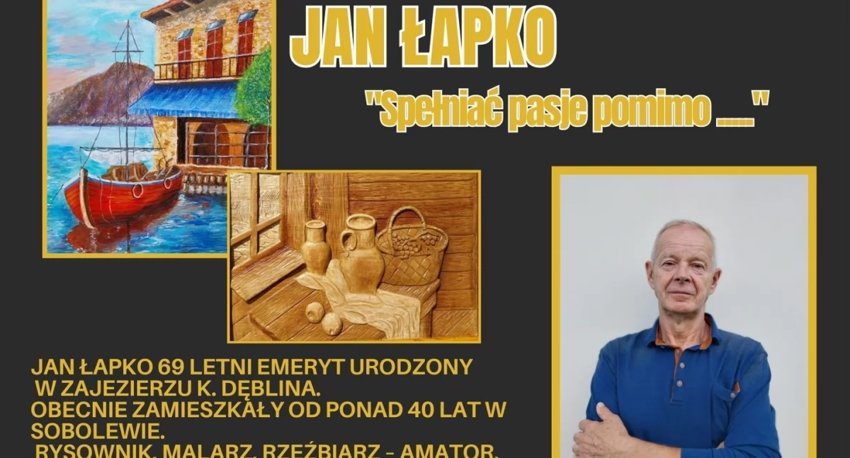 Wystawa prac lokalnego artysty