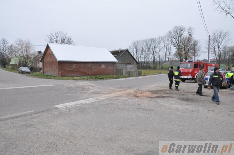 Wypadek w Sokole. Droga nr 807 zablokowana