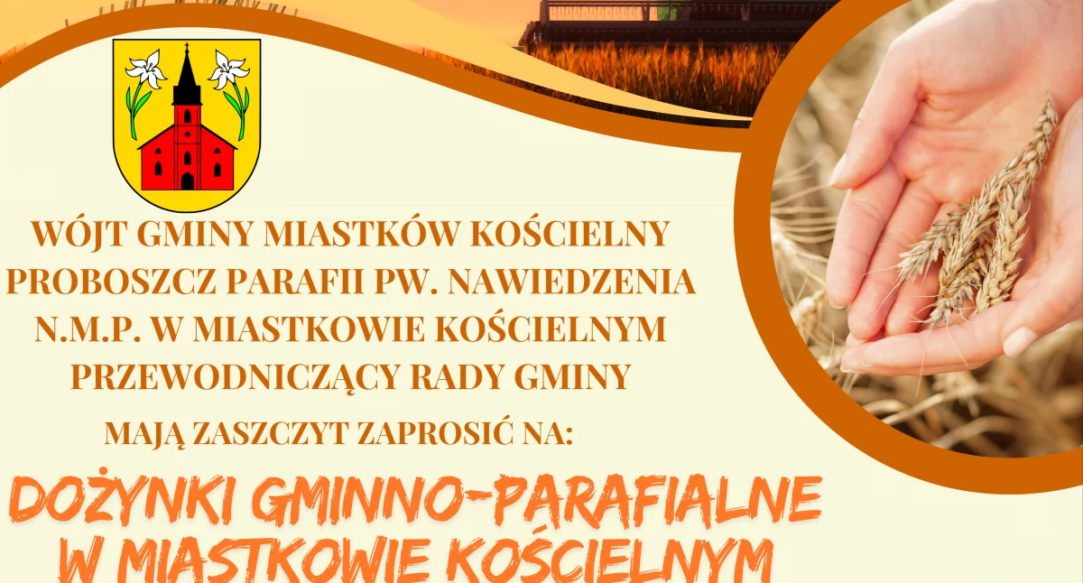 Podzielą się chlebem na koniec żniw