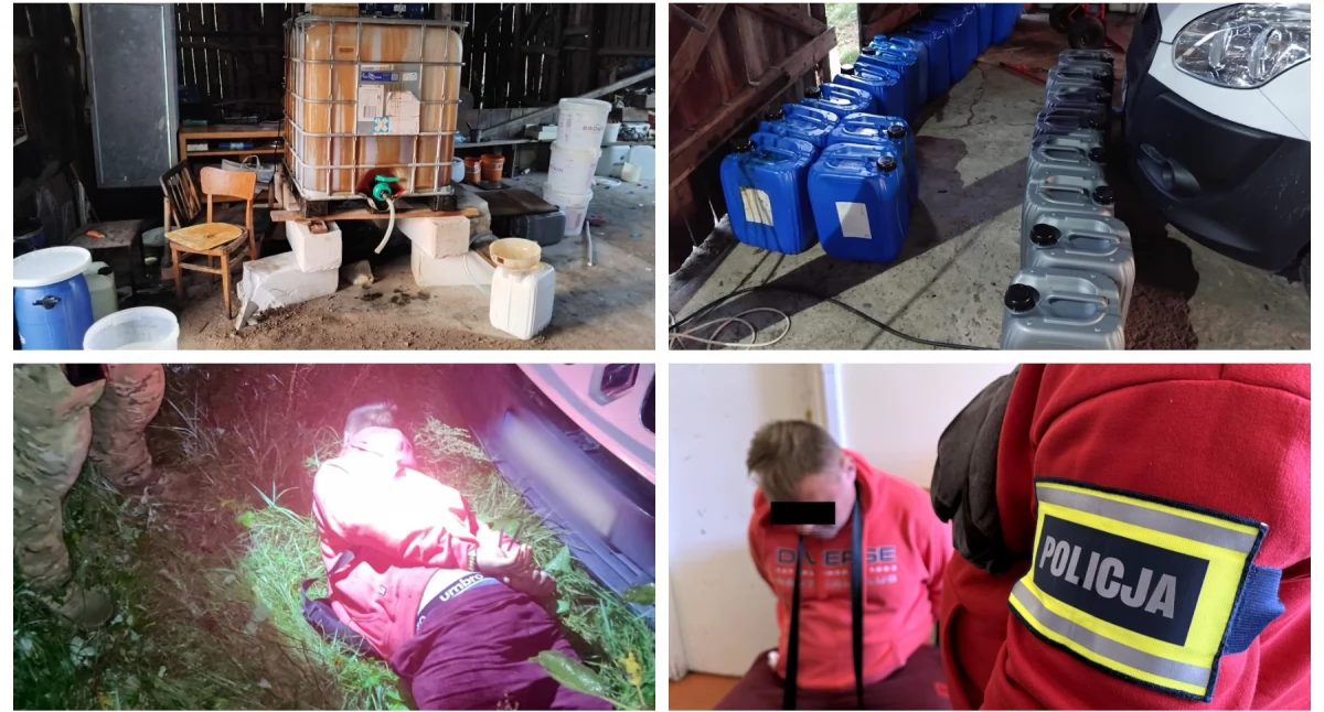Laboratorium narkotykowe w stodole zlikwidowane! VIDEO i ZDJĘCIA z zatrzymania