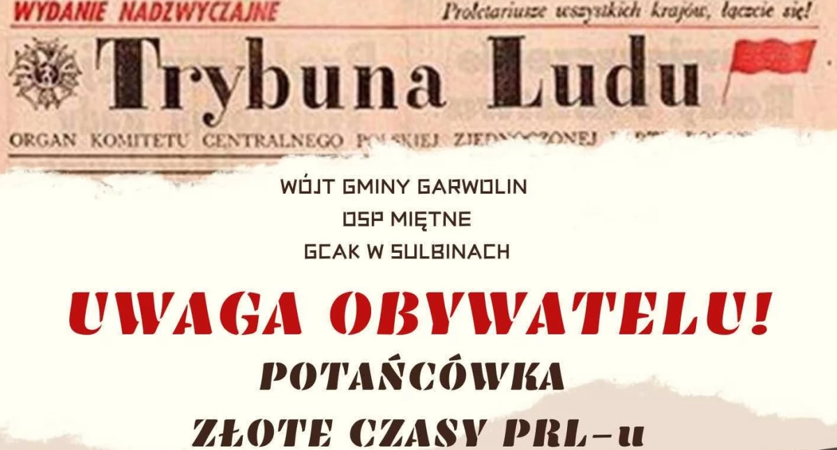 Potańcówka w stylu PRL coraz bliżej
