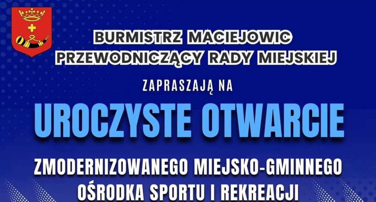 Uroczyście otworzą zmodernizowane obiekty sportowe