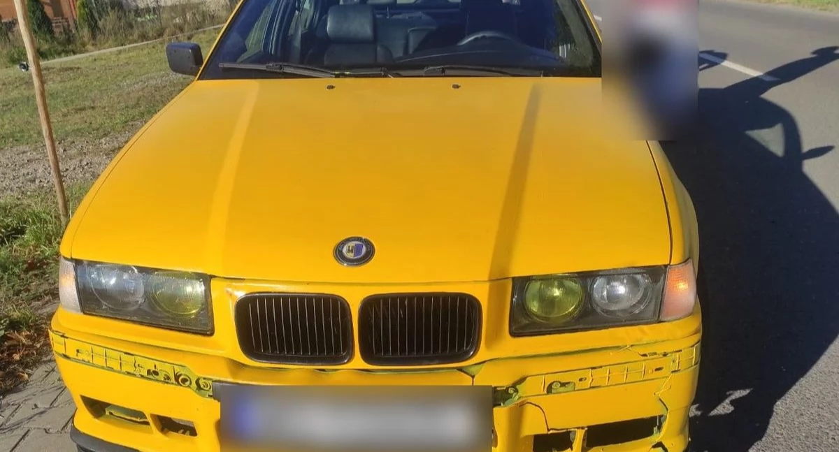 Bmw pełne usterek, a takie szybkie... 19-letni kierowca zatrzymany 