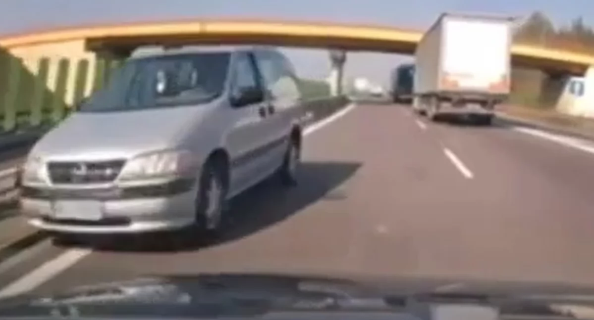 Nagranie jazdy pod prąd na drodze ekspresowej – Mogło dojść do tragedii!