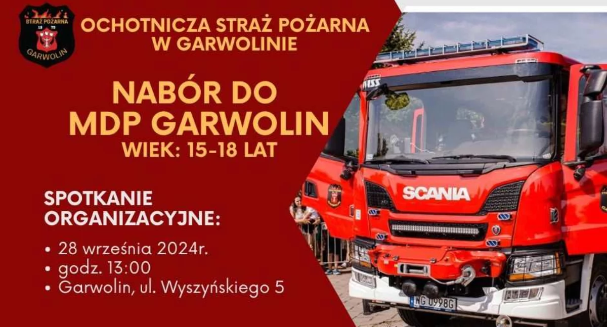 Młodzi do straży! Nabór do MDP Garwolin już w sobotę