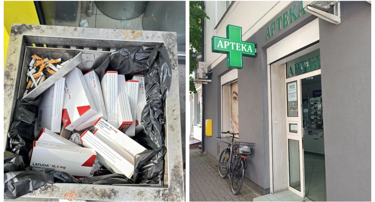 Leki psychotropowe w śmietniku przy markecie – Nigdy nie powinny tam trafić!
