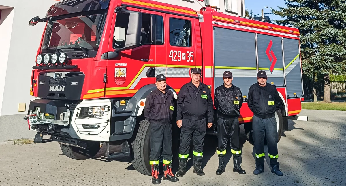 Strażacy cieszą się z nowego wozu bojowego - Wkrótce oficjalne przekazanie