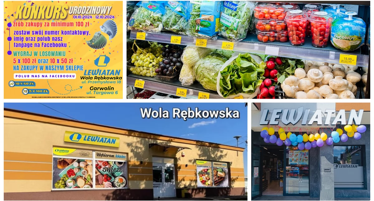 Świętuj z LEWIATANEM – Urodziny sklepów na Targowej 6 i Przemysłowej 18!