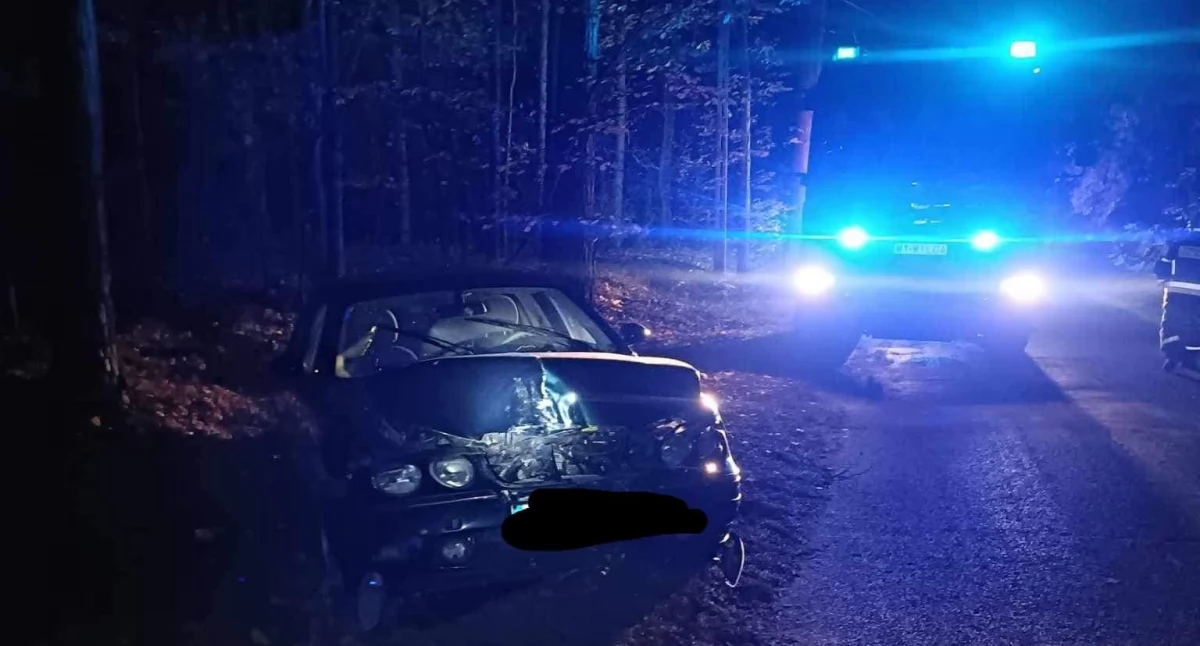 Rozbił auto o drzewo i poszedł do restauracji – Kiedy kierowca pił alkohol?