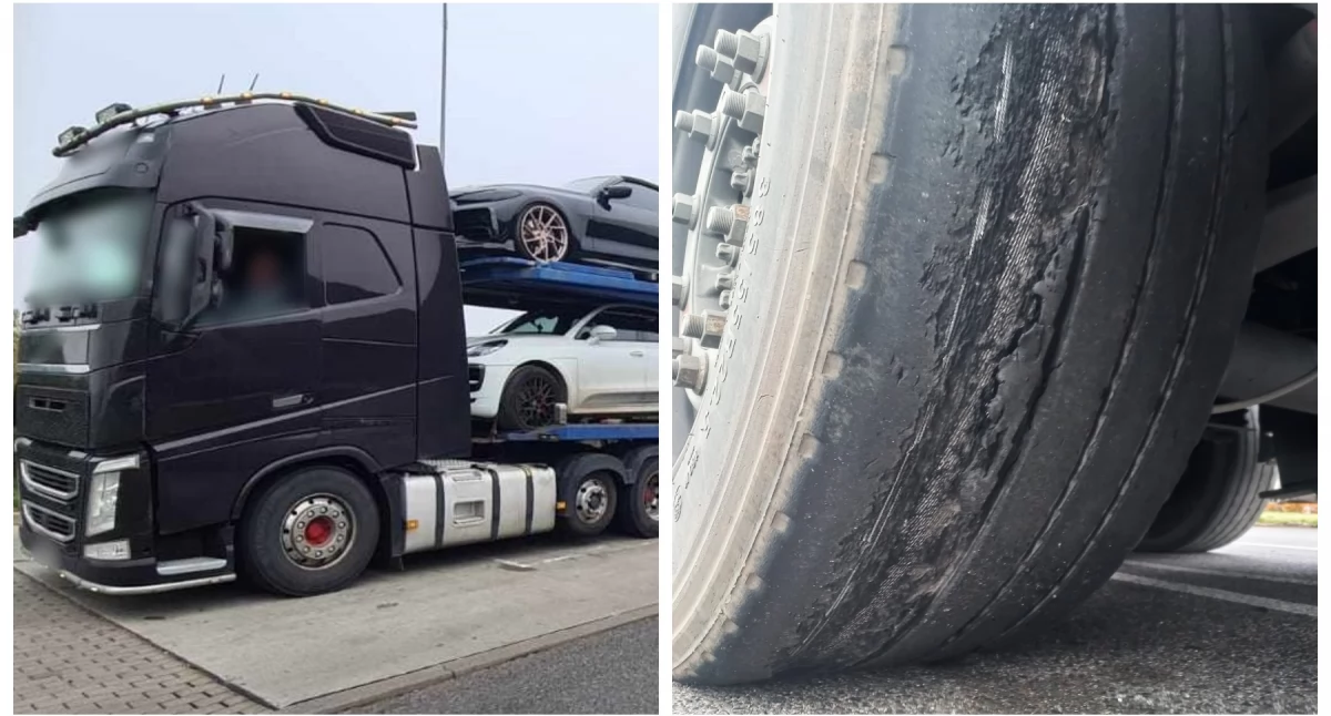 Przewozili samochody i jabłka – Mogło dojść do tragedii