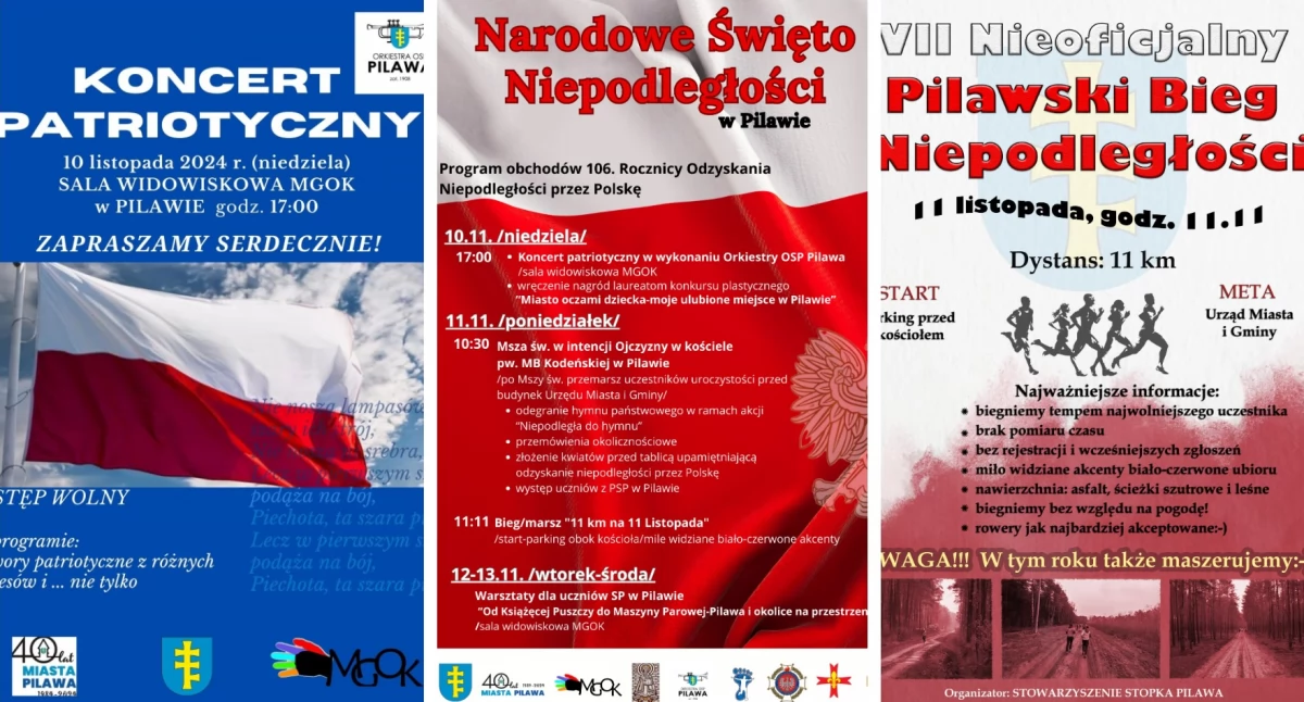 Patriotycznie, muzycznie i sportowo