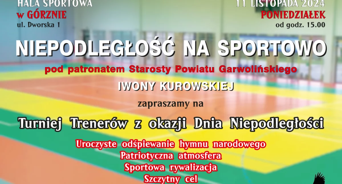  Niepodległość na Sportowo, czyli Turniej Trenerów z okazji Dnia Niepodległości