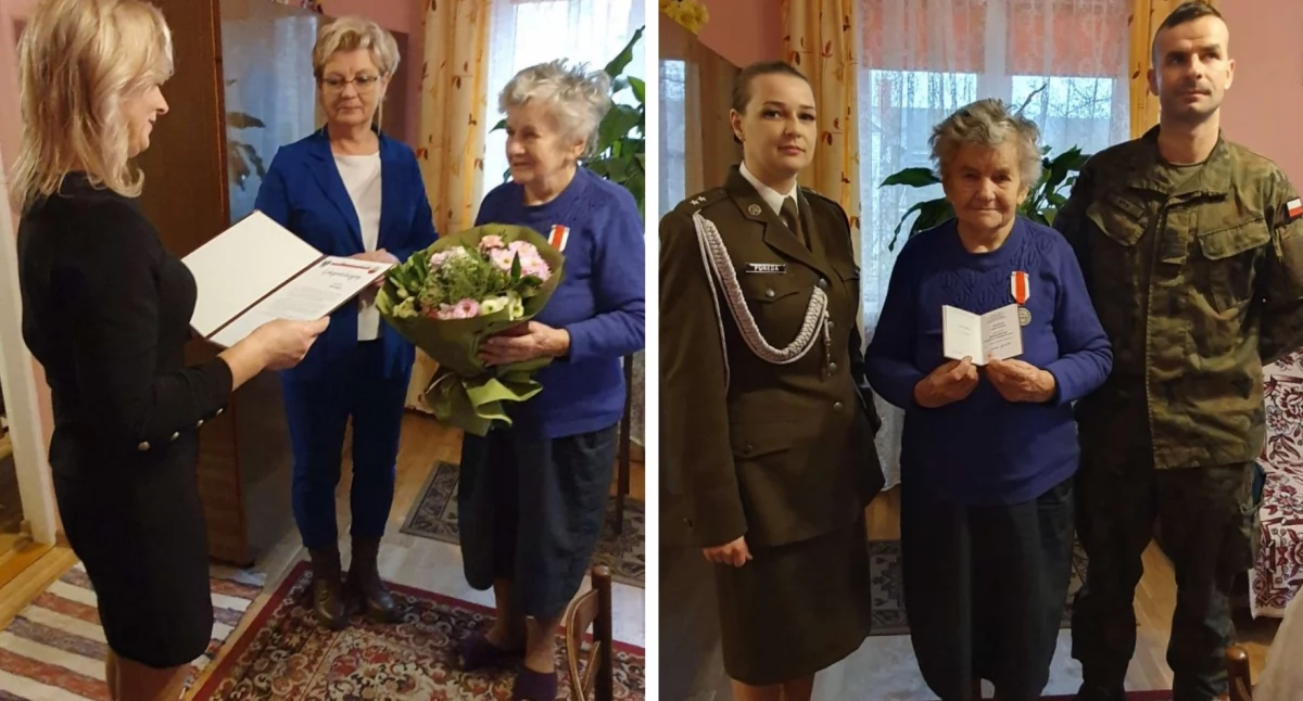 Pani Anna odznaczona srebrnym medalem 