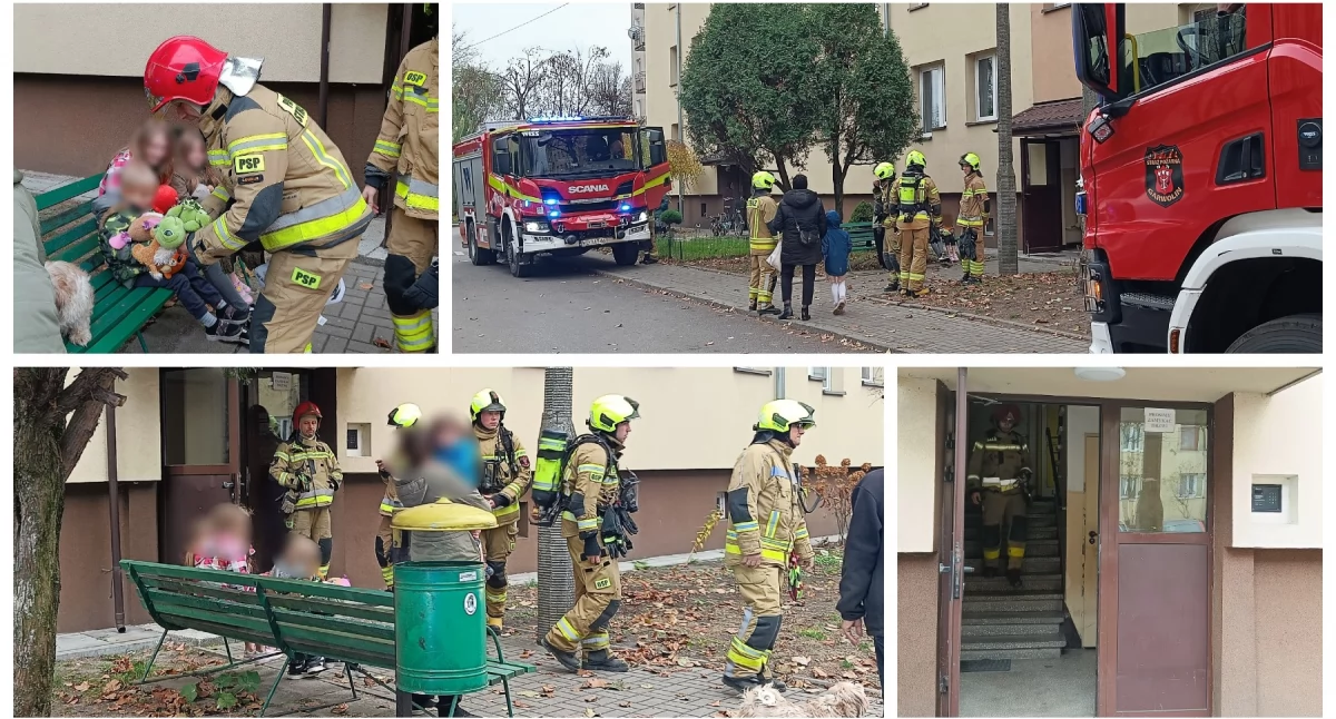Akcja straży na osiedlu i ważny przekaz mamy czwórki dzieci!