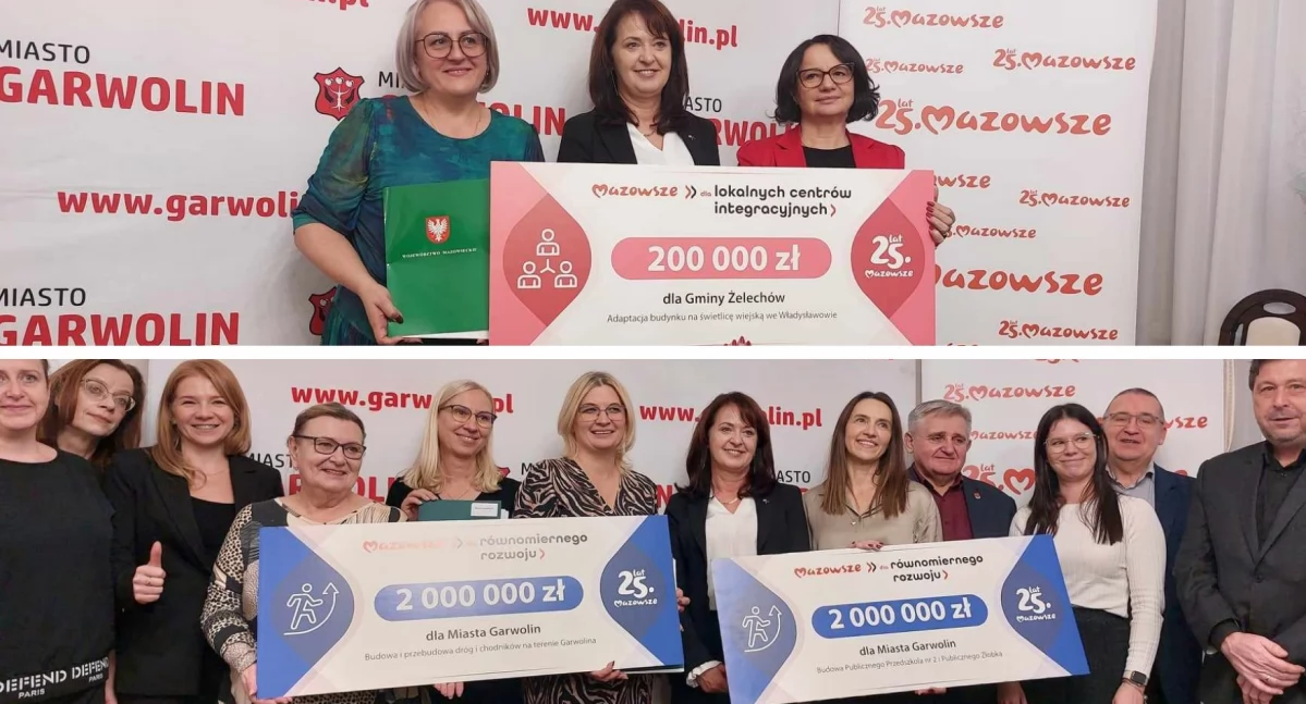 Pieniądze z Mazowsza na żłobek, drogi i świetlicę
