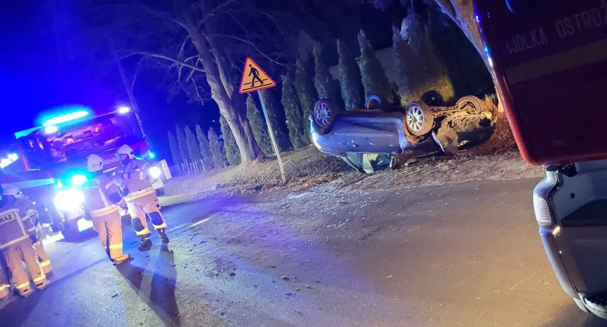 Dachowała po alkoholu