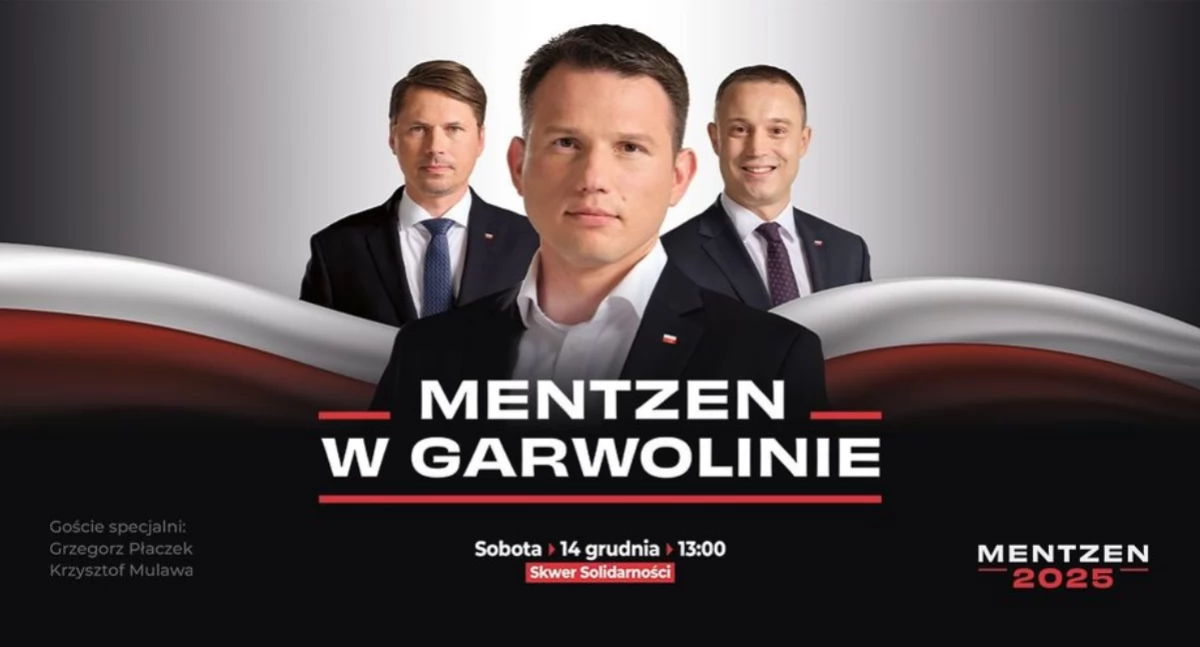 Sławomir Mentzen odwiedzi nasz powiat. Wybieracie się spotkanie z kandydatem na prezydenta Polski?
