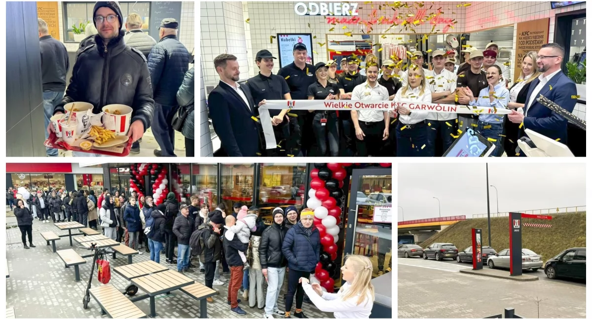 KFC w Garwolinie otwarte! Kubełki za złotówkę przyciągnęły tłumy fanów chrupiącego kurczaka