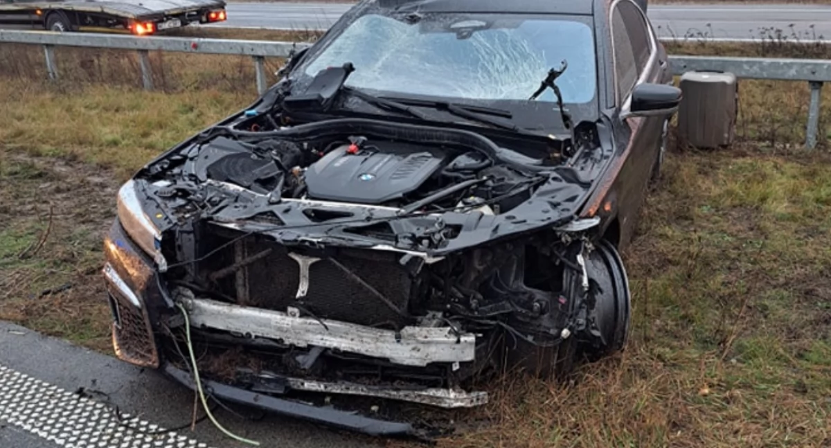 Powiedział, dlaczego pił - Pijany kierowca bmw i groźna kolizja na S17