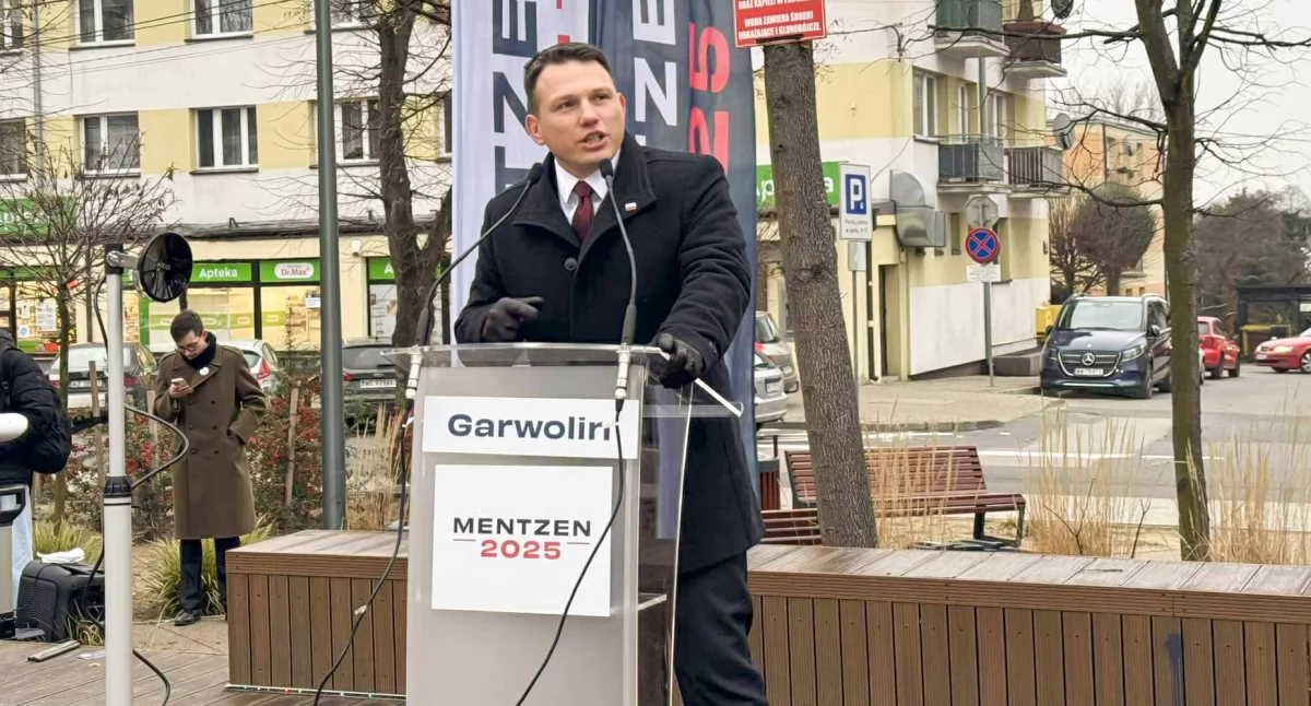 Sławomir Mentzen w Garwolinie: Obcokrajowcy z zazdrością patrzą na Polskę i na to, co stracili dekady temu [WIDEO][FOTO]
