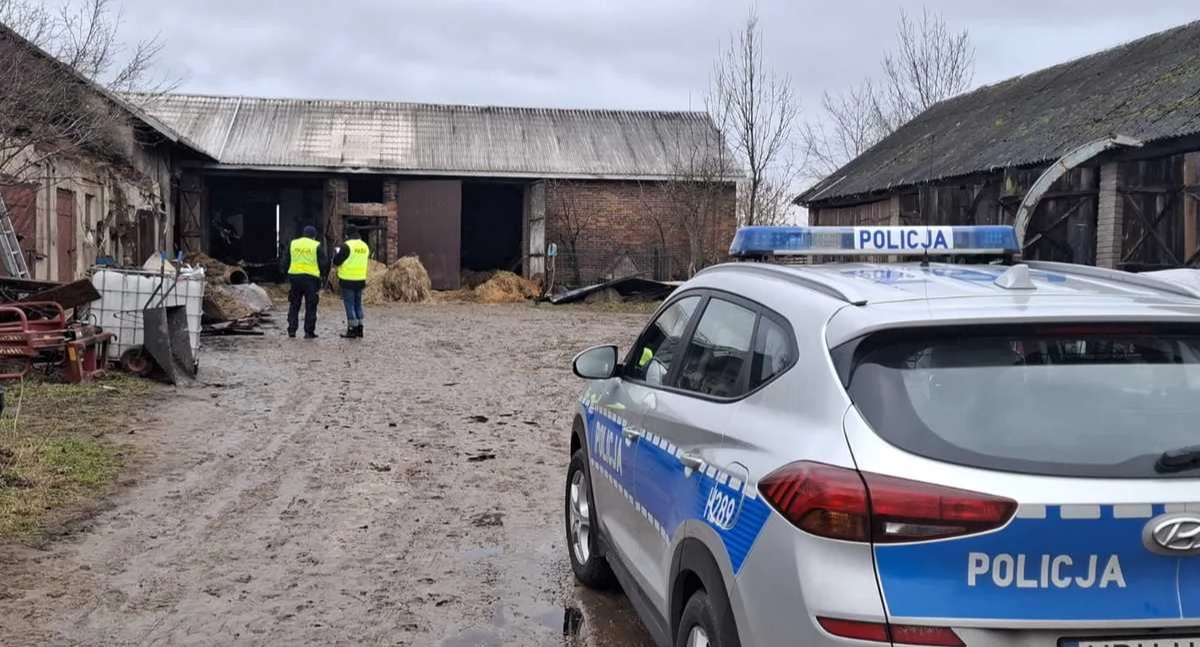 Policja nie wyklucza żadnej wersji zdarzeń. Straty przekroczyły milion złotych! 