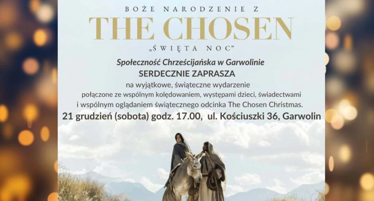 The Chosen w Garwolinie - Specjalny pokaz świątecznego odcinka 