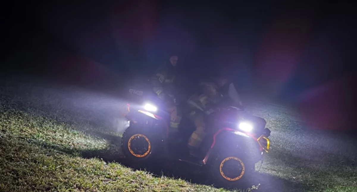 Nocne poszukiwania mężczyzny