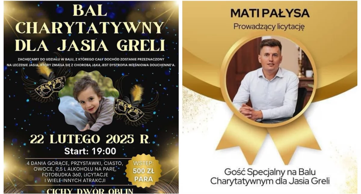 Mati Pałysa poprowadzi licytacje! Bal charytatywny dla Jasia coraz bliżej!