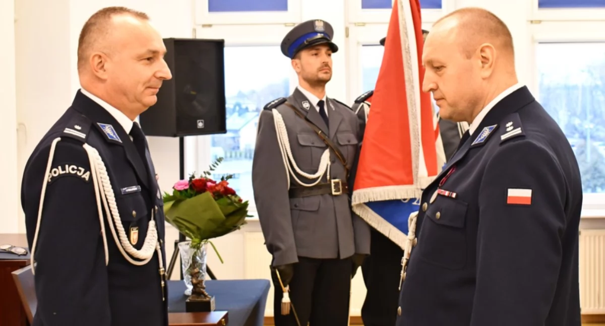 Mł. insp. Dariusz Gaładyk pożegnał się z policyjnym mundurem