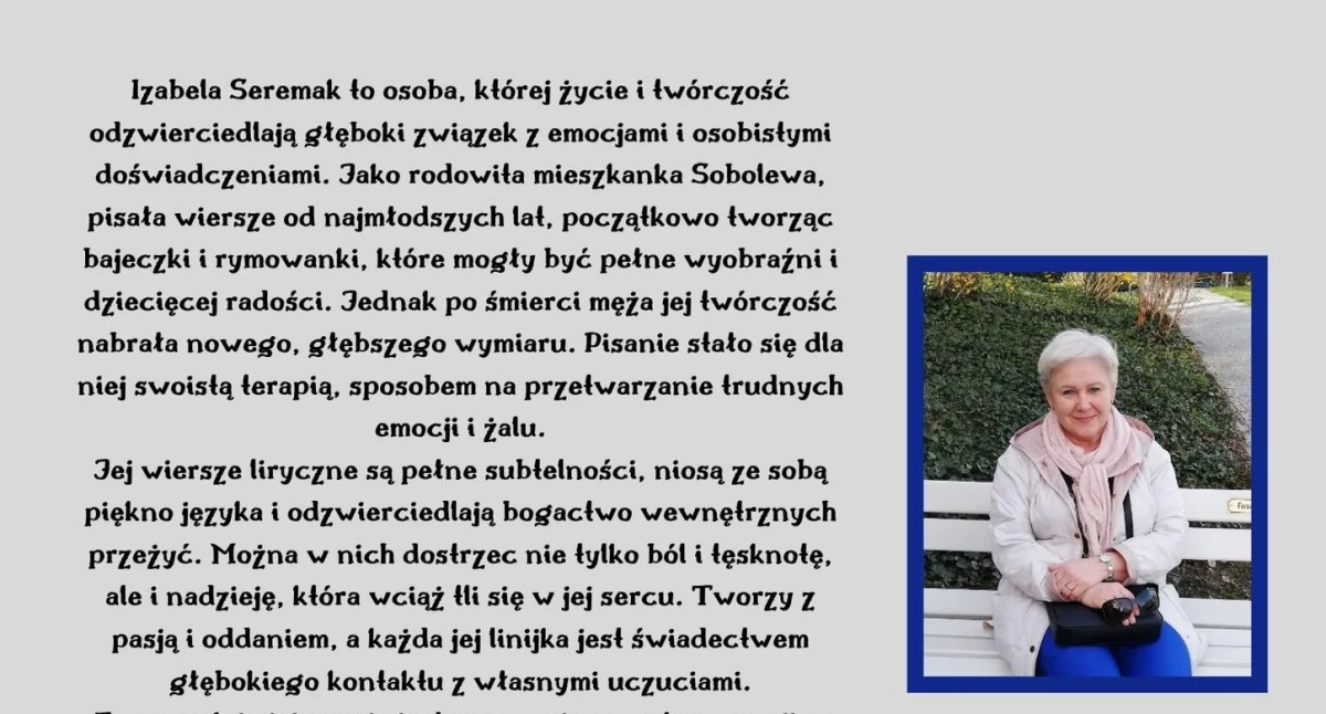 Poezja w galerii - Wiersze Izabeli Seremak